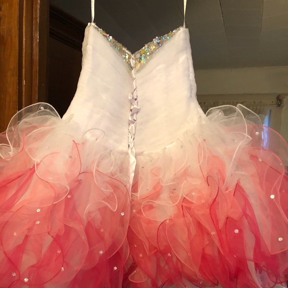 Pink & White Dress
